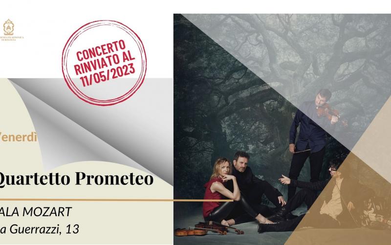 Quartetto Prometeo POSTICIPATO al 11/05/2023